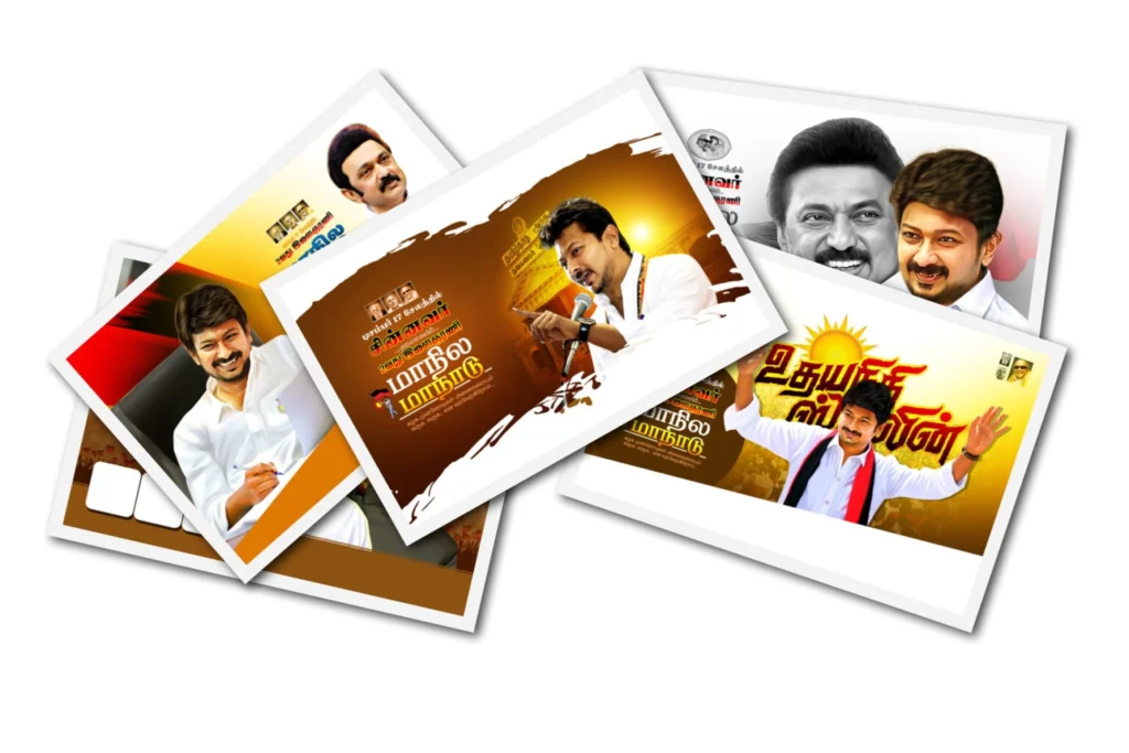 DMK udhayanidhi stalin flex HQ design Psd File free download kumaran network