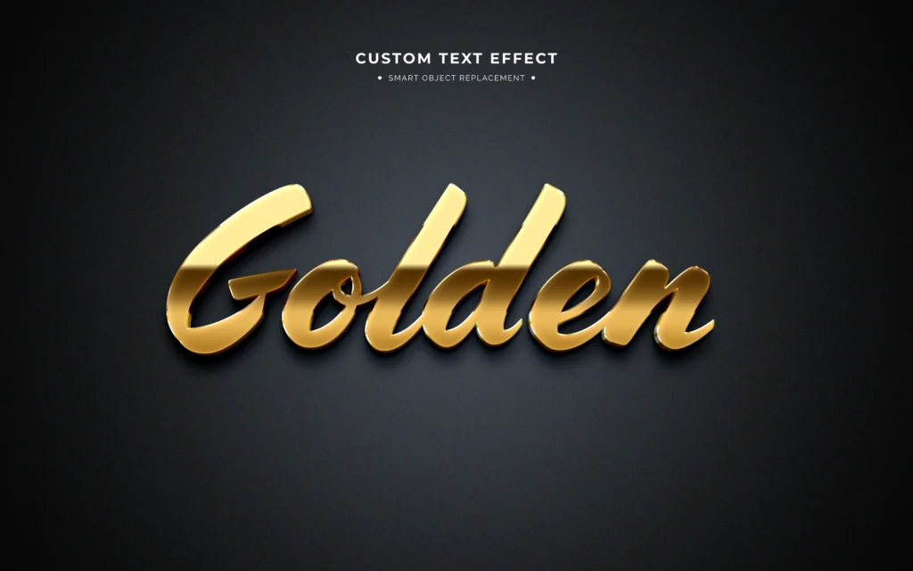 3D Gold Text Effect Psd Free Download kumarannetwork