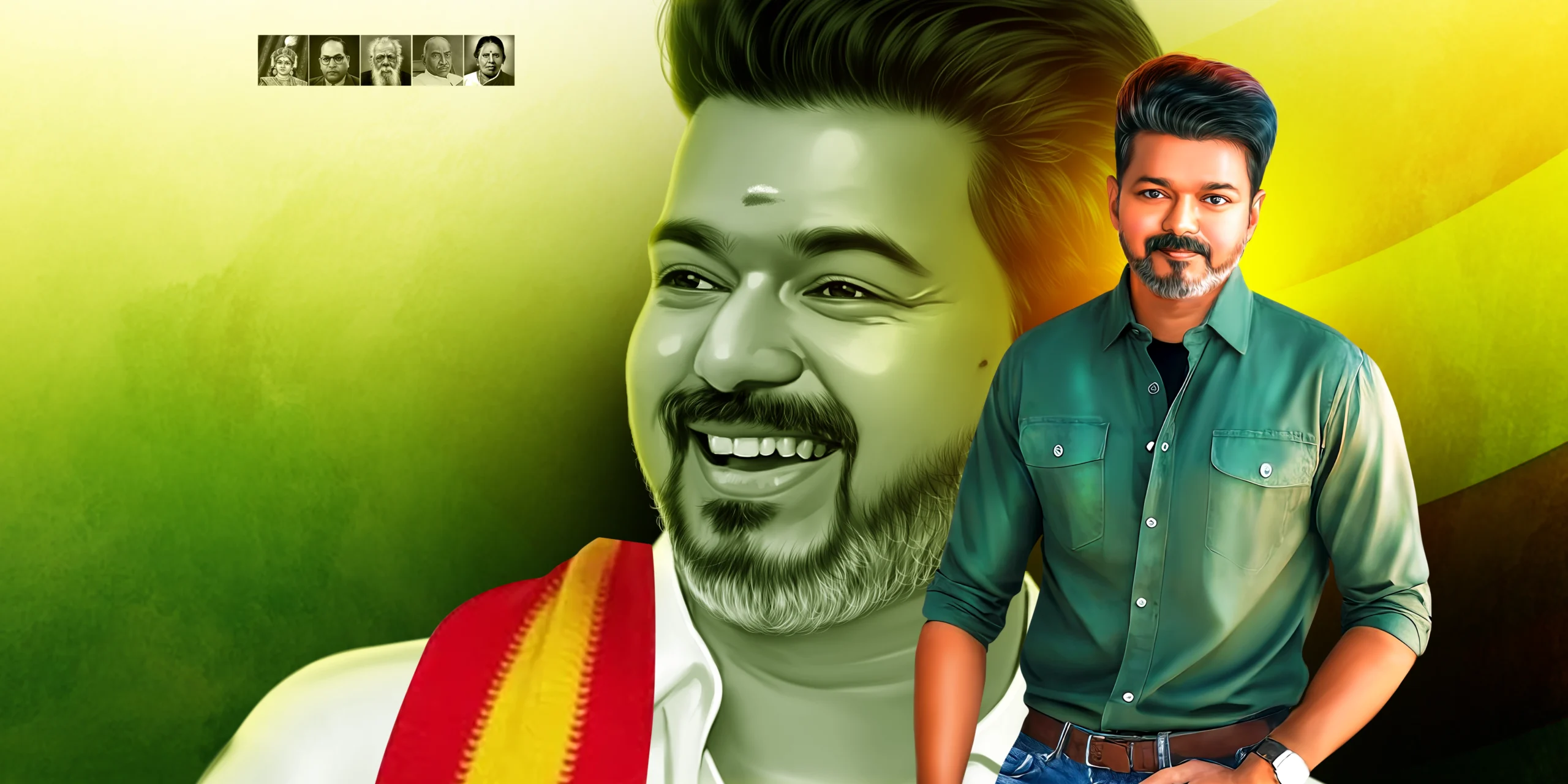 TVK Vijay Birthday Flex Design PSD Collection