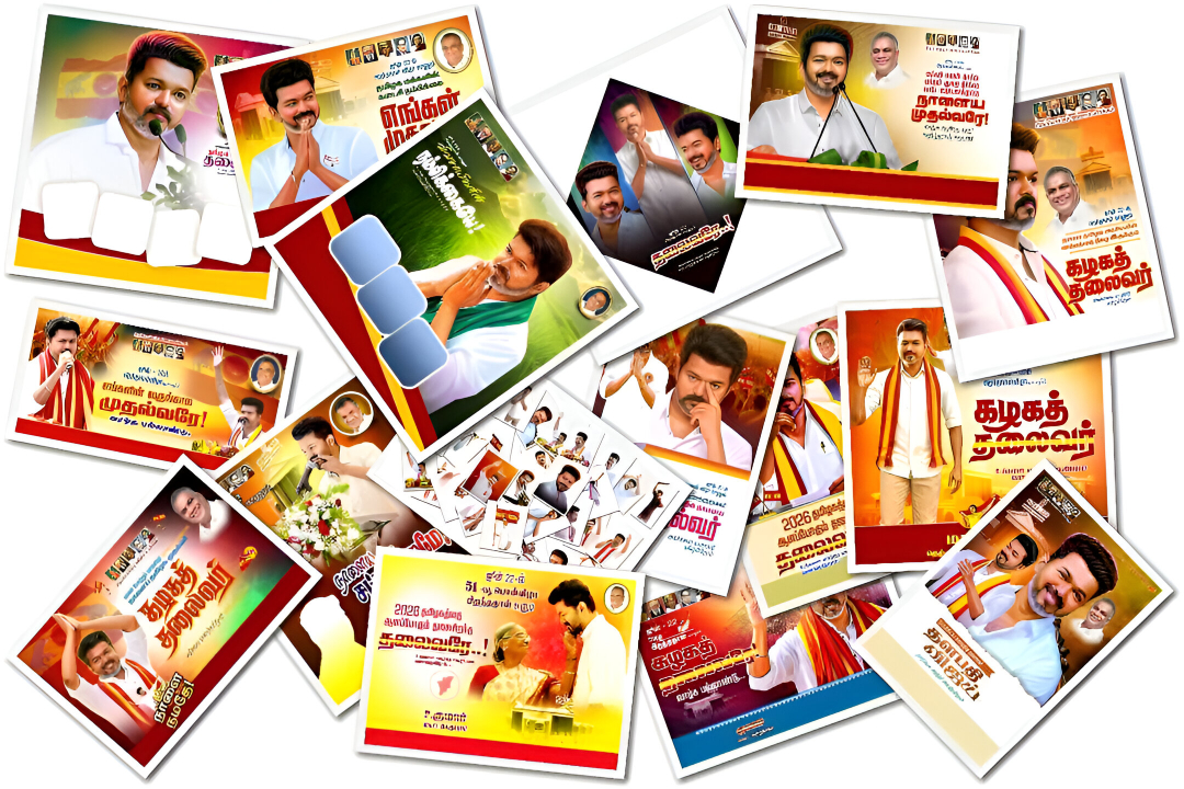 40+ TVK Vijay Birthday Banner PSD Collection